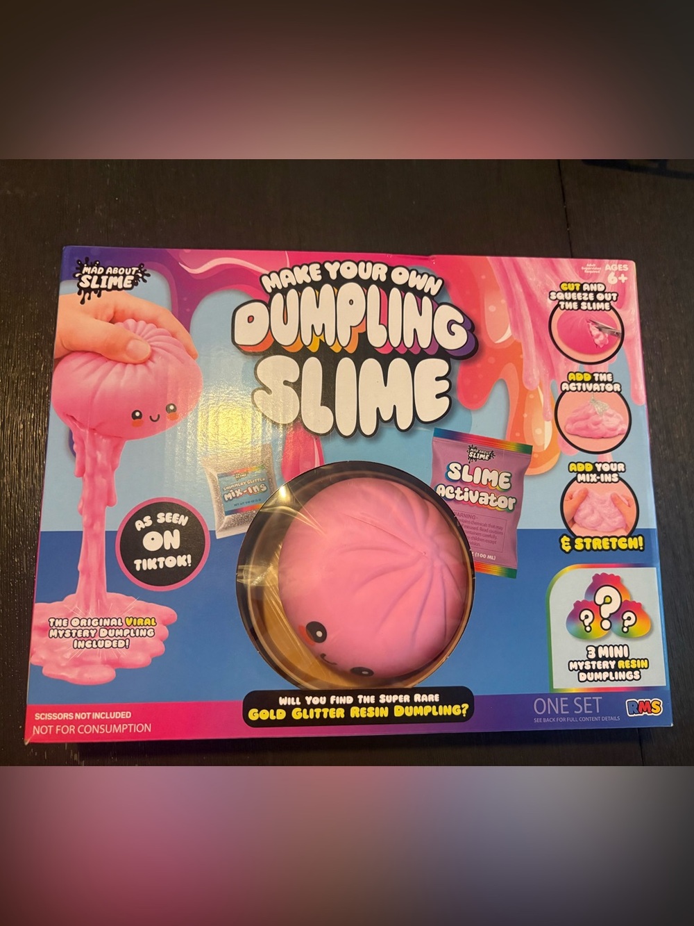 RMS Make Your Own Dumpling Slime Kit, Brand New in Box